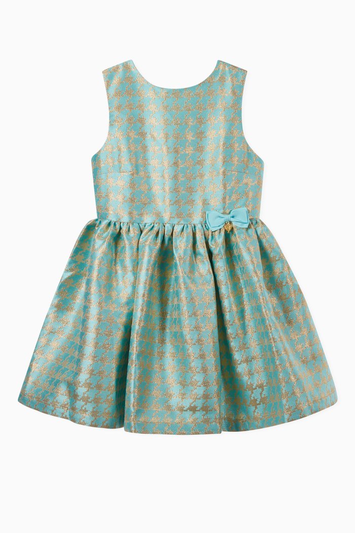 

Ruby Dress in Jaquard, Blue
