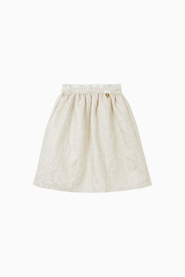 

Bridge Jacquard Skirt, Neutral