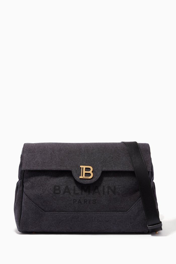 Balmain Diaper Bag, Grey
