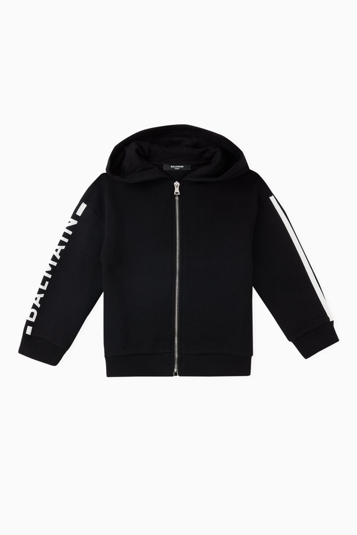 

Logo Hoodie in Cotton, Black