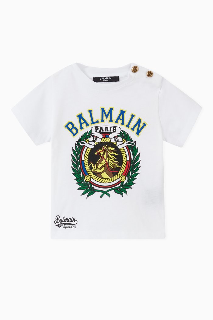

Disk Logo T-shirt in Cotton, White