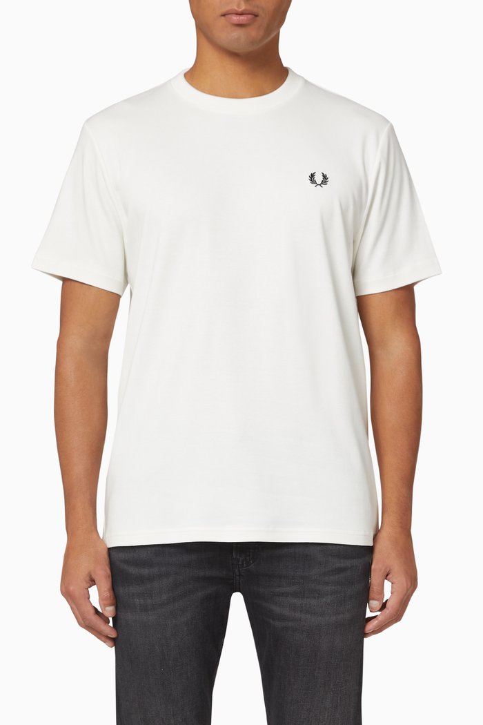 

Laurel Wreath Cotton T-shirt, White