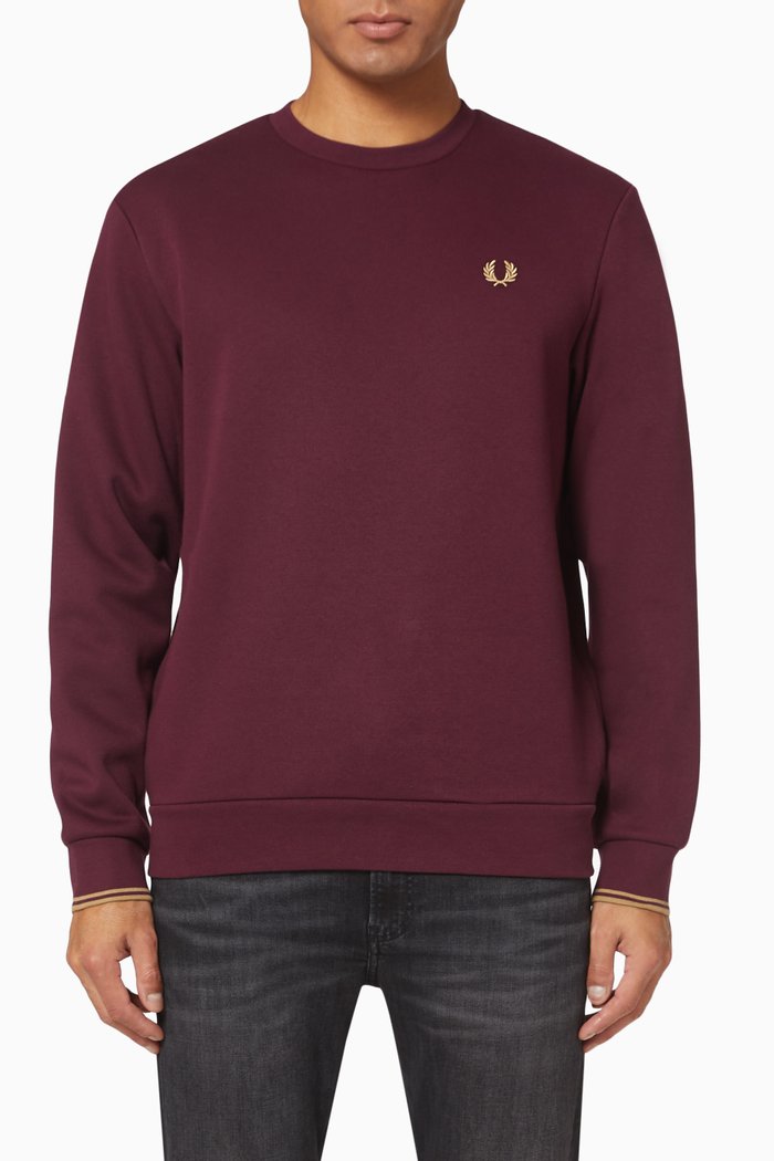 

Twin Tipped Fleece Jersey Sweatshirt, Brown