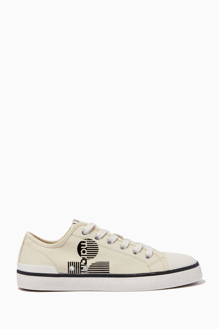 

Binko Canvas Low-top Sneakers, White