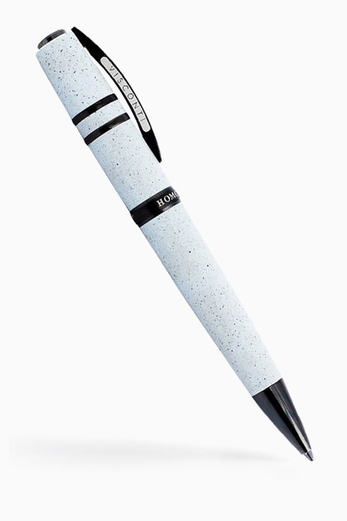 

Homo Sapiens Lava Ballpoint Pen, White