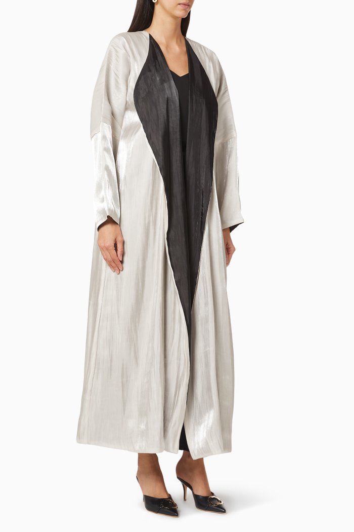 

Colour Block Abaya, Neutral