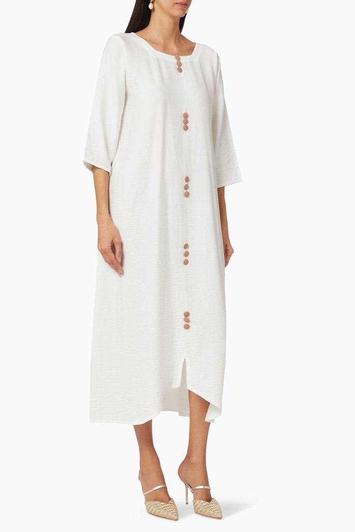 

Buttoned Dress, Neutral