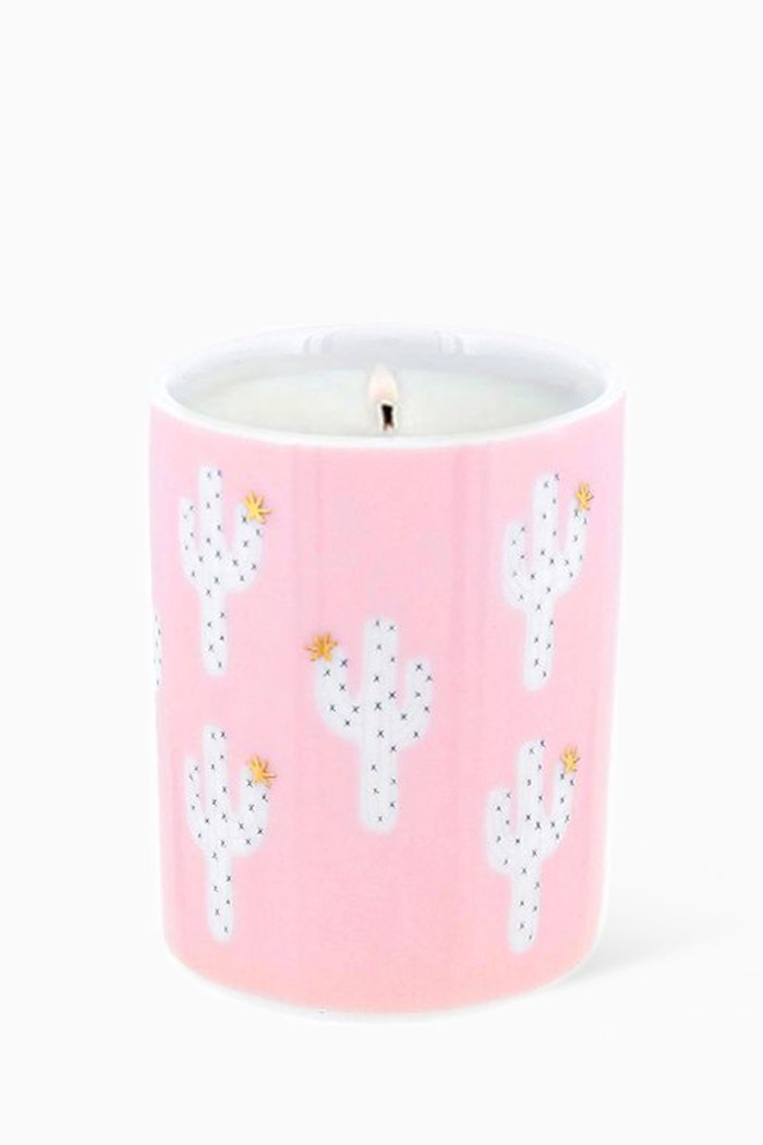 

Cacti Mandarin Scented Candle, 60g, Pink