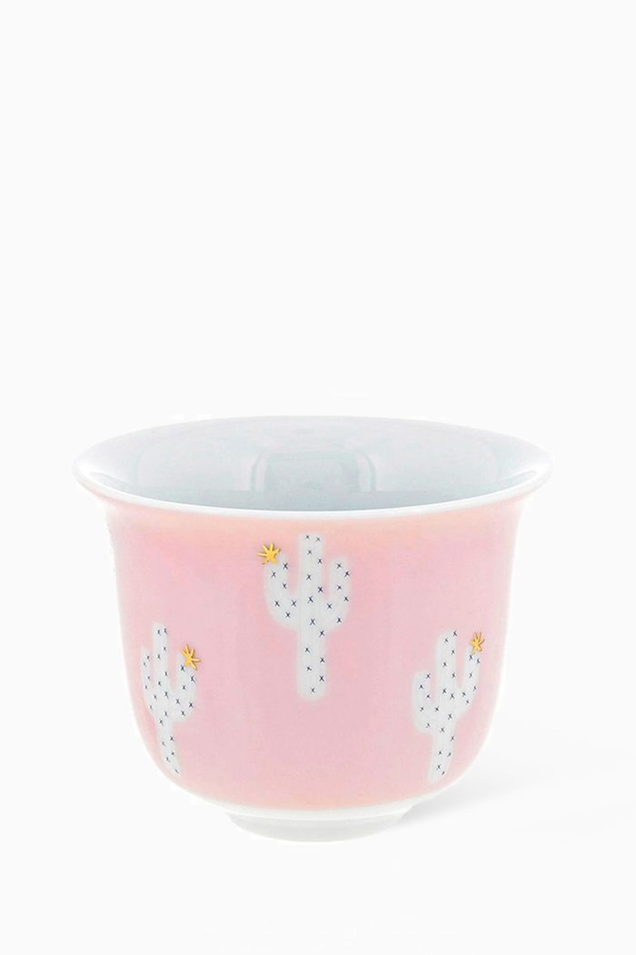 

Cacti Arabic Coffee Cup, Pink