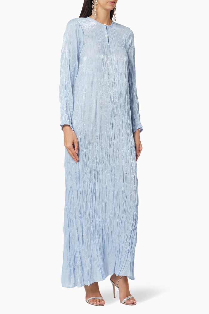 

Alice Pleated Kaftan, Blue