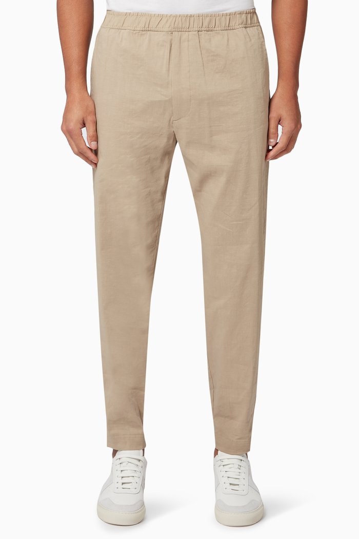 

Curtis Pants in Eco Linen-Viscose Blend, Neutral