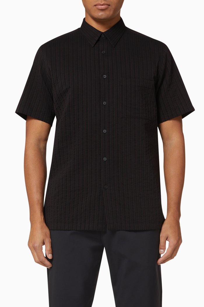 

Irving Linen Shirt, Black
