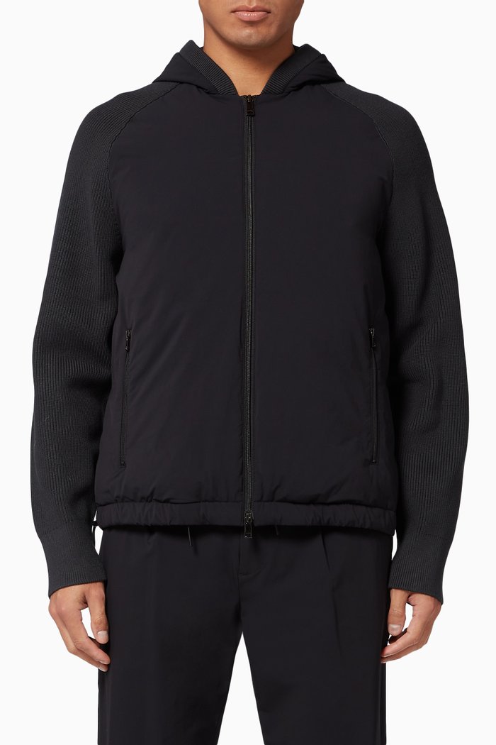 

Yuki Hooded Jacket in Precision Tech, Black