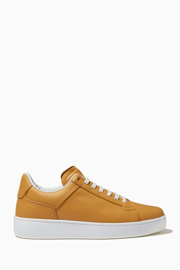 

Low Top Sneakers in Calfskin, Brown