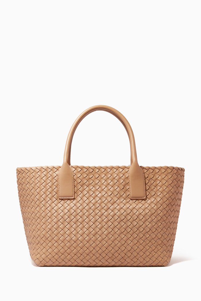 

Small Cabat Tote Bag in Nappa, Neutral