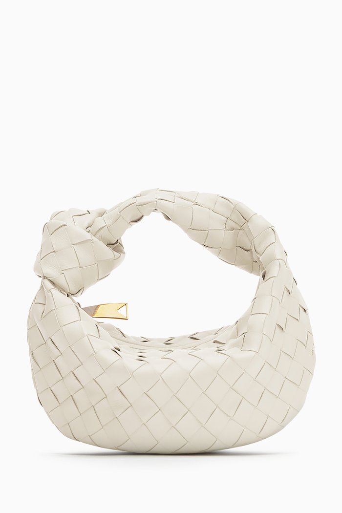 

Mini Jodie Bag in Intrecciato Nappa, White
