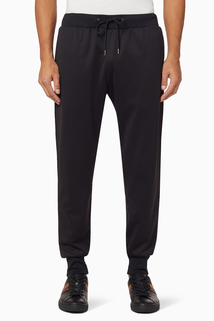 

Artist Stripe Panel Sweatpants, Black