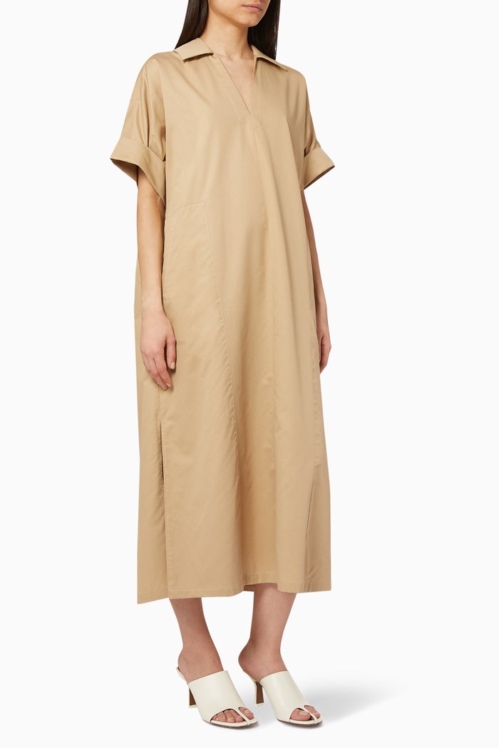

Cotton Silk Dress, Neutral