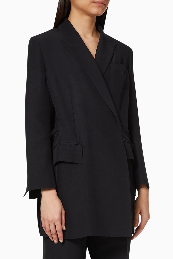 

Acetate Cotton Jacket, Black