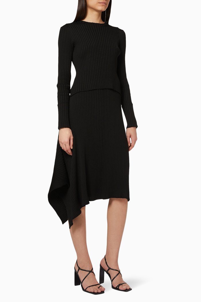 

Customised Knit Dress, Black