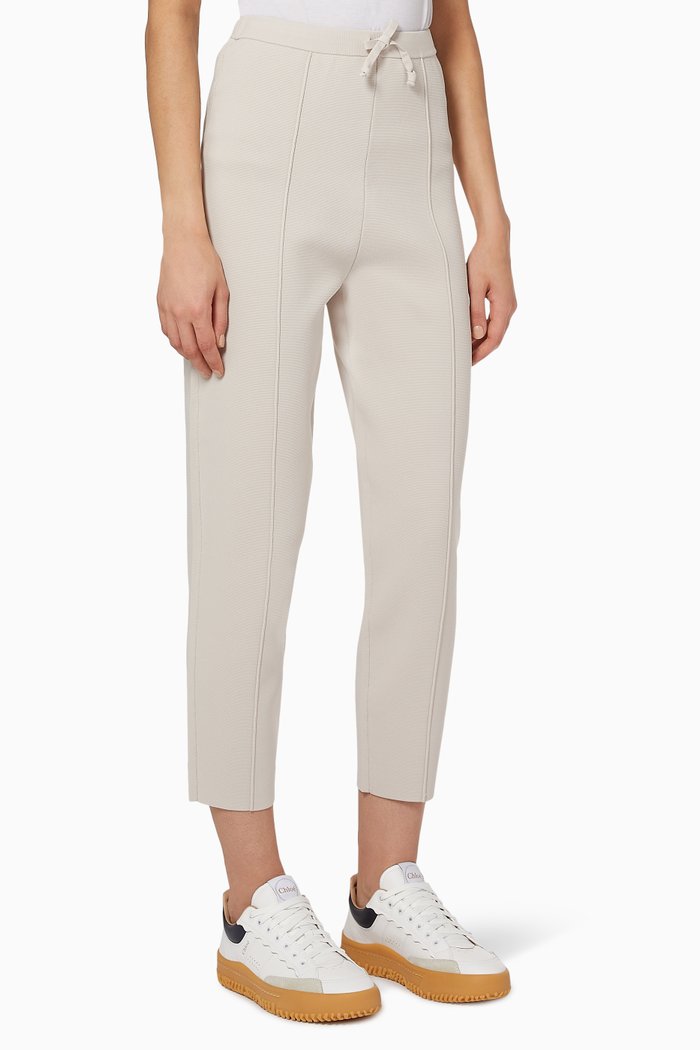 

Knitted Jog Pants, Neutral