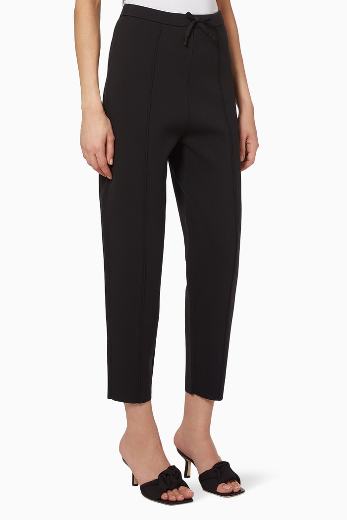 

Knitted Jog Pants, Black