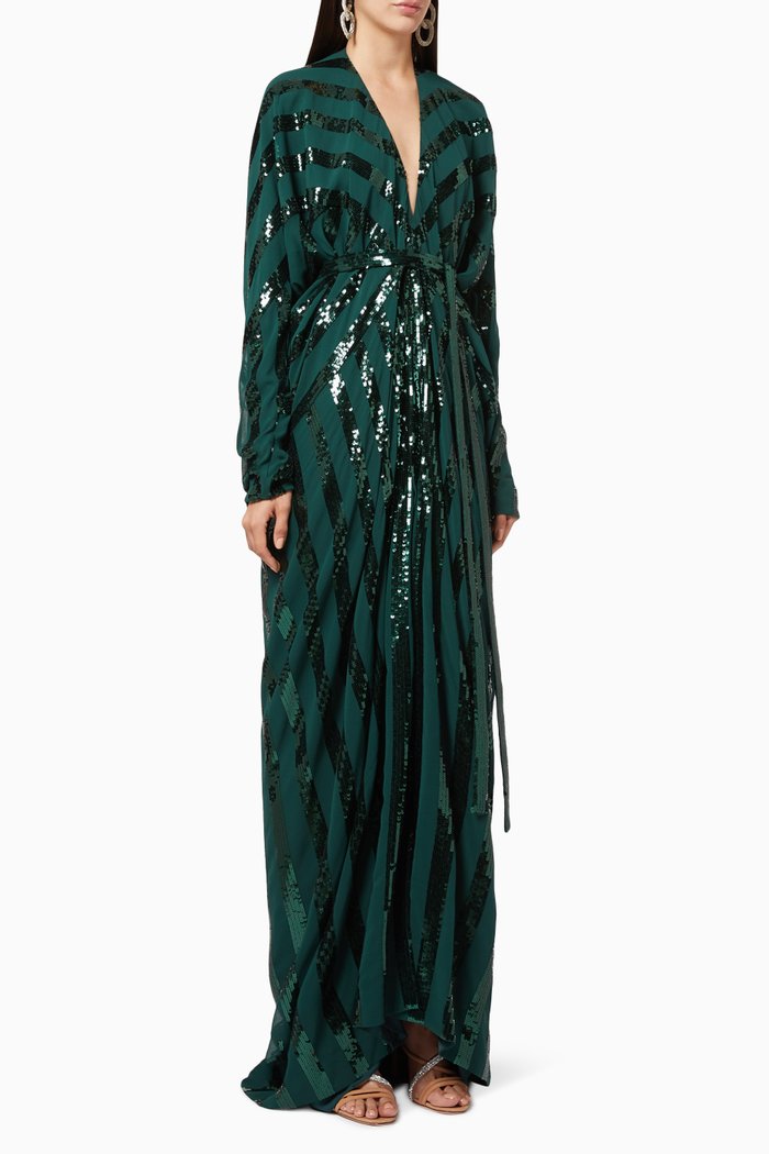 

Sequin Dress, Green