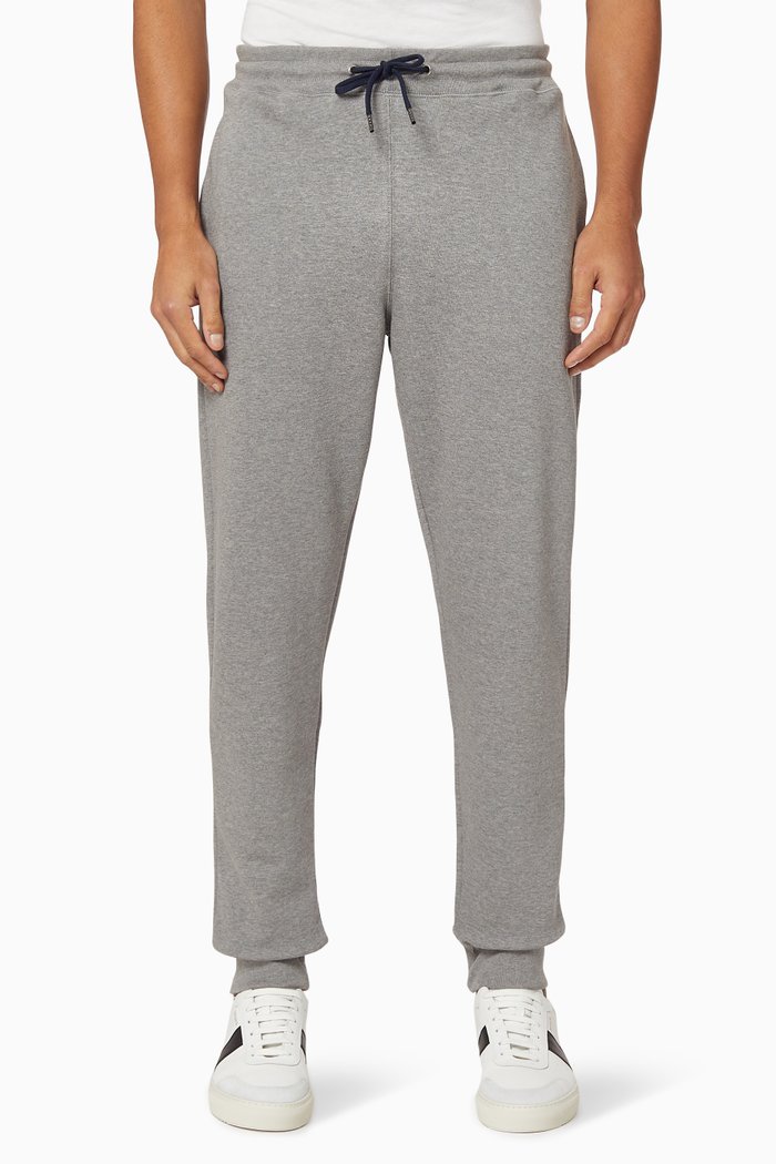 

Zebra Logo Cotton Sweatpants, Grey