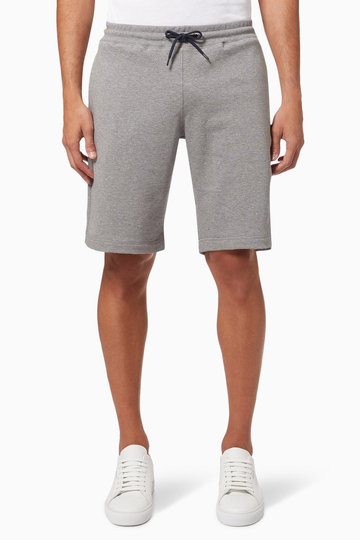Shorts in Organic Cotton, Grey