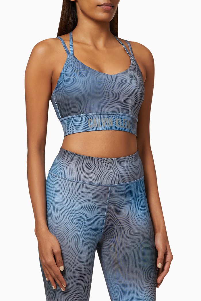 

Low Impact Sports Bra in Technical Stretch Blend, Blue