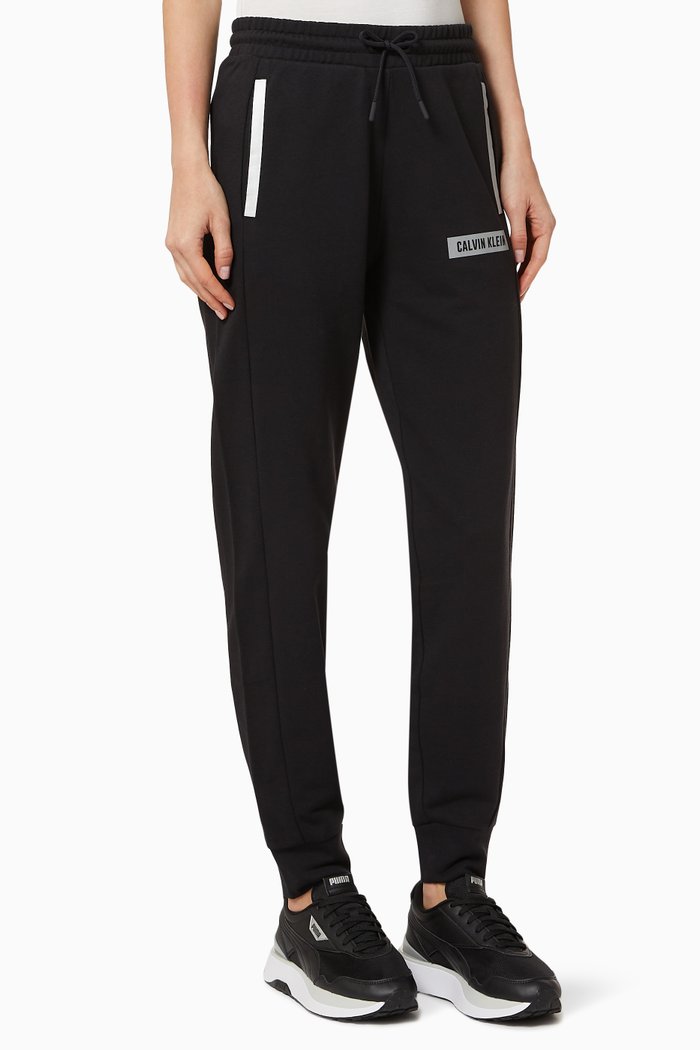 

CK Cotton Terry Joggers, Black