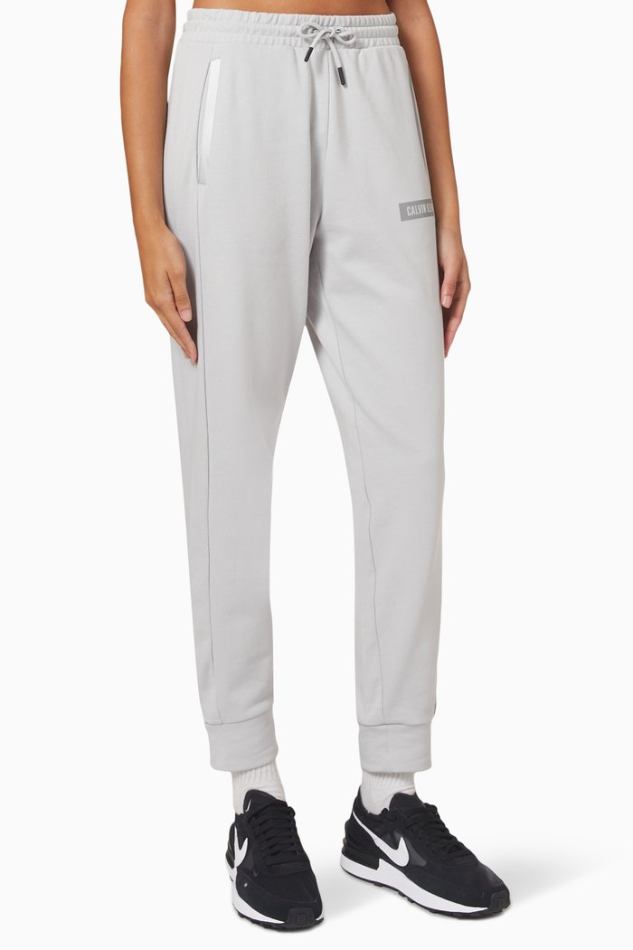 

Relaxed Joggers in Cotton French Terry, Grey