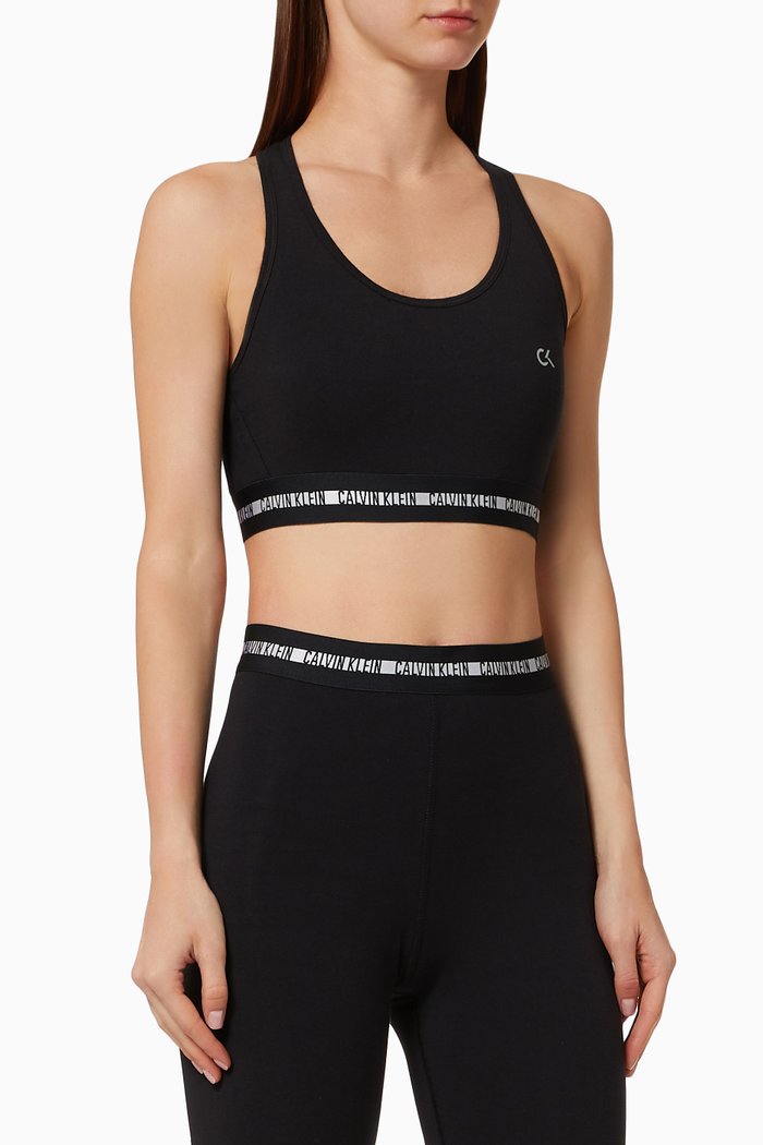

CK Tape Low Impact Sports Bra, Black