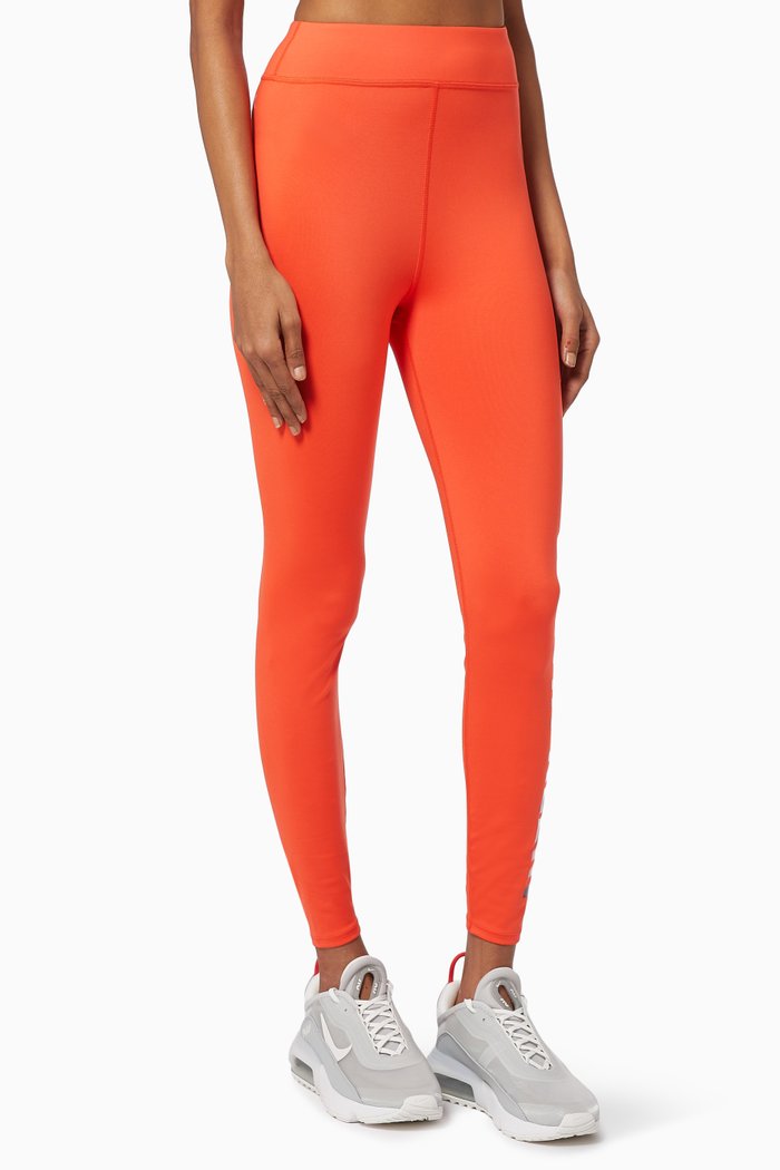 

Logo Gym Leggings in Technical Stretch Blend, Red