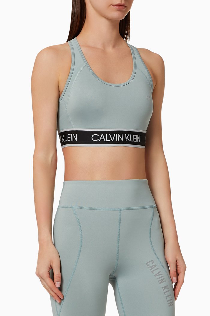 

CK Tape Medium Impact Sports Bra, Green