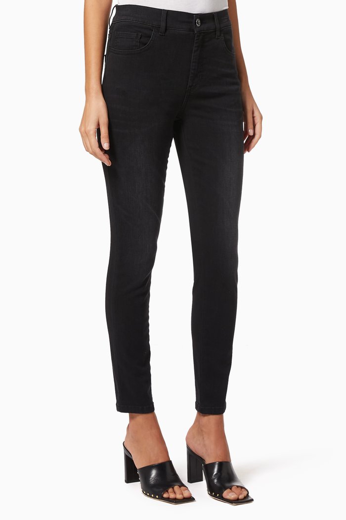 

Skinny-fit Jeans in Denim, Black