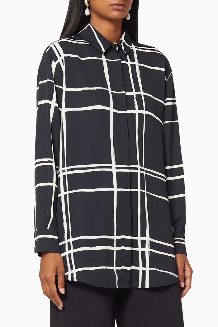 Neo Crepe Shirt, Black