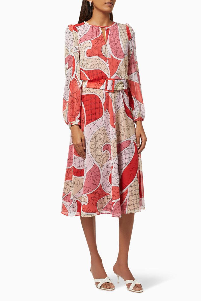 

Caprera Chiffon Dress, Neutral