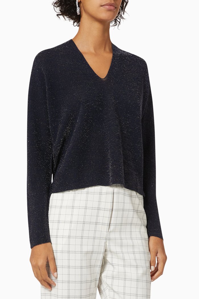 

Aegan Knit Top, Blue