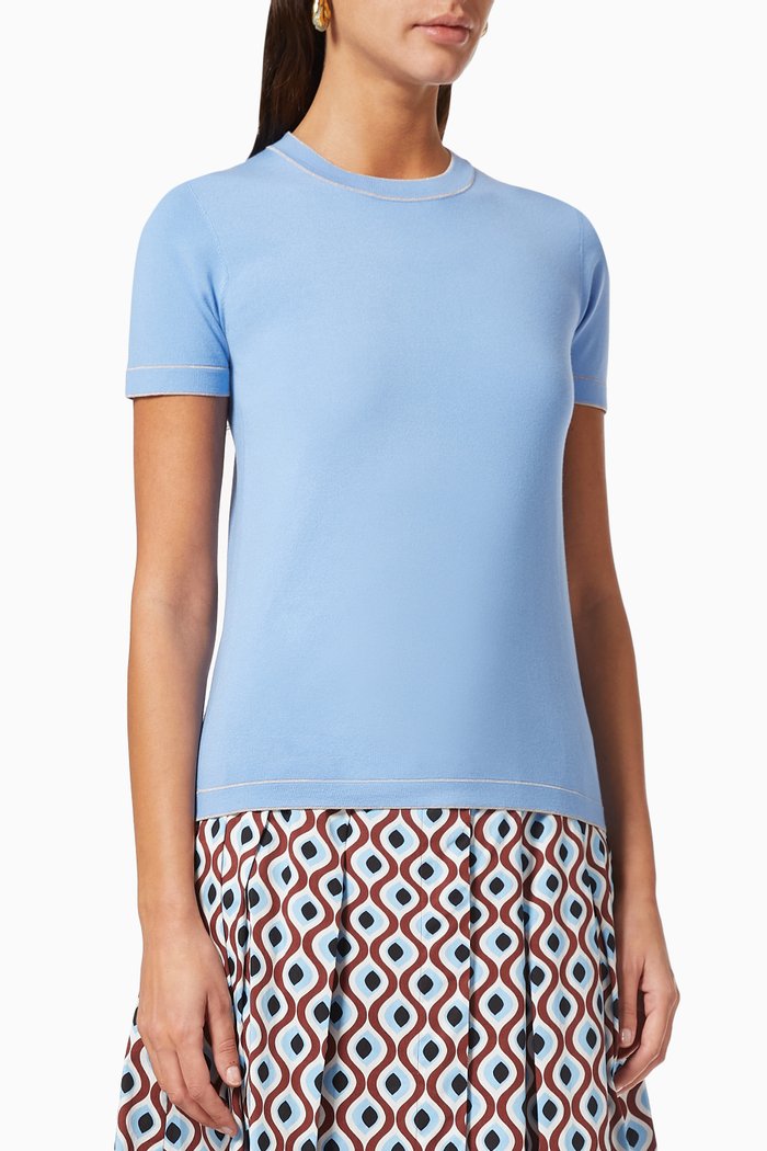 Vadius T-shirt in Jersey, Blue