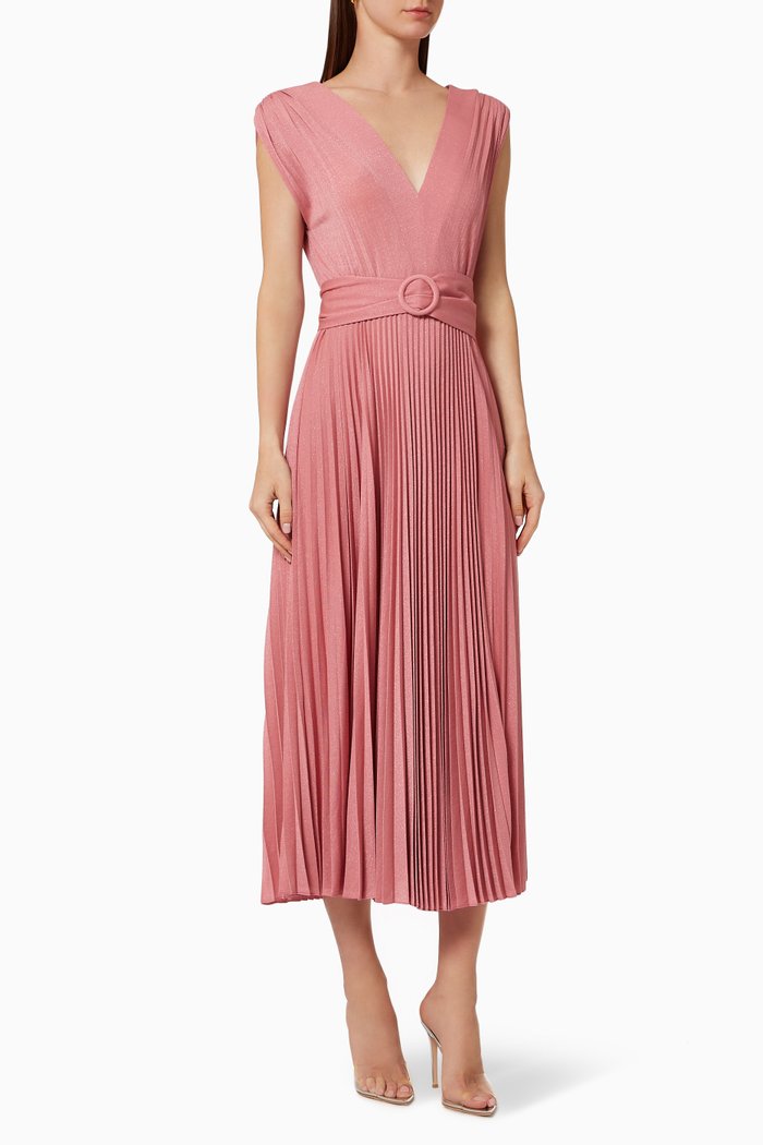 

Arnica Dress in Lurex Jersey, Pink