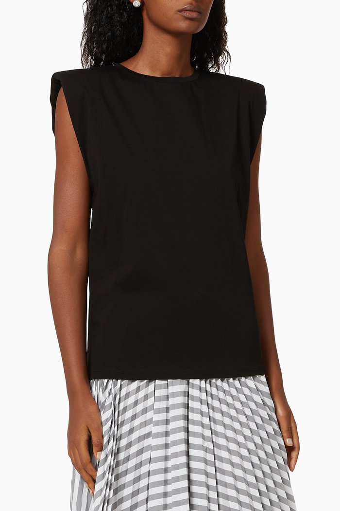 

Fornace T-shirt in Cotton Jersey, Black