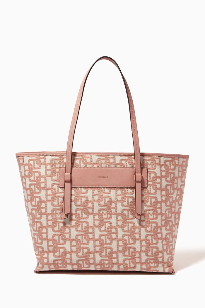 

Editore Shoulder Bag in Eco Leather, Pink