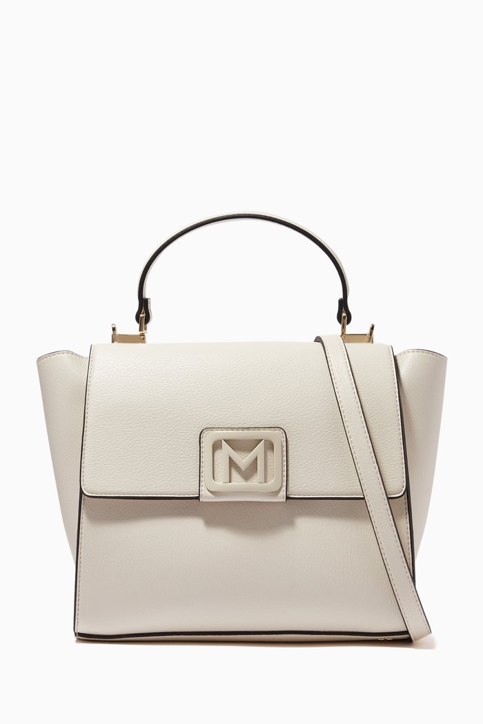 

Papiro Top Handle Bag, White