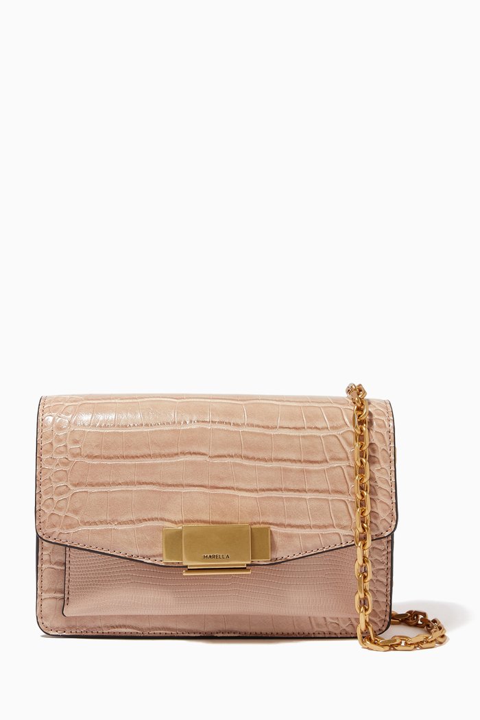

Morina Shoulder Bag in Eco Leather, White