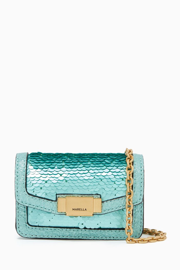 

Calesse Sequinned Bag in Eco Leather, Multicolour