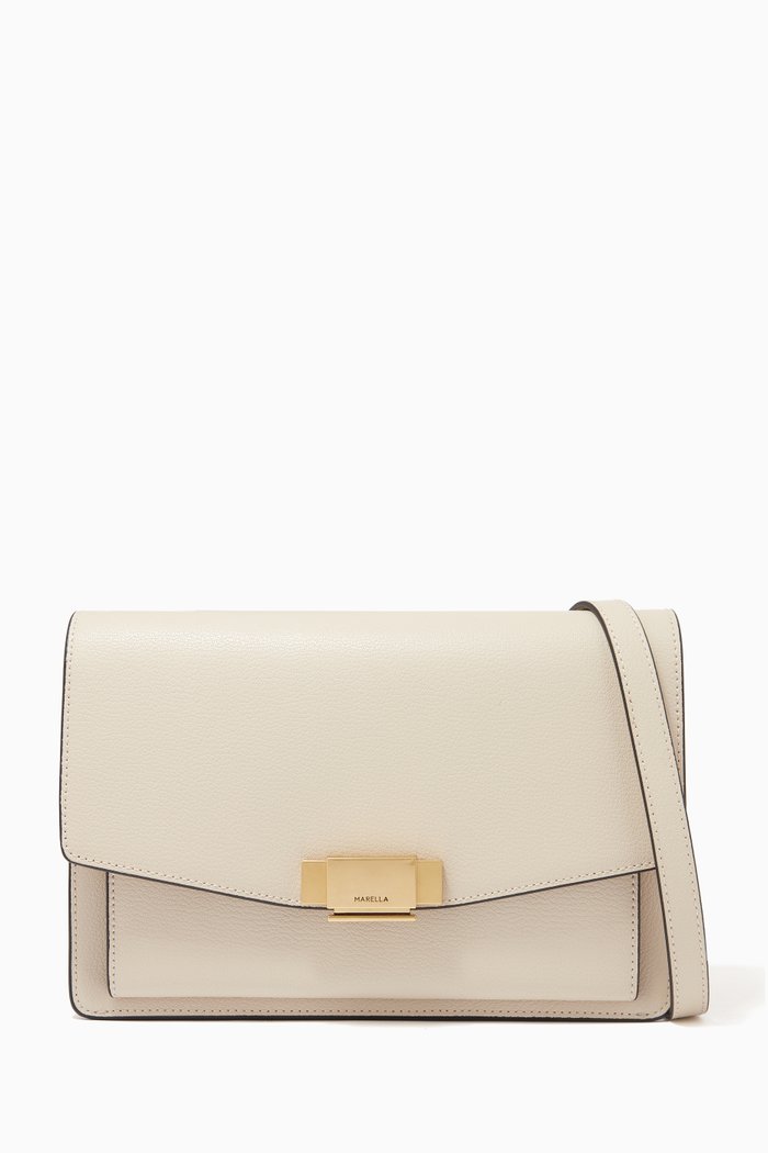 

Marella ART.365 Shoulder Bag in Nappa Leather, White