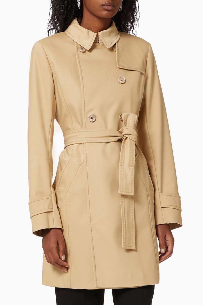 

Palk Double-breasted Trench Coat, Neutral