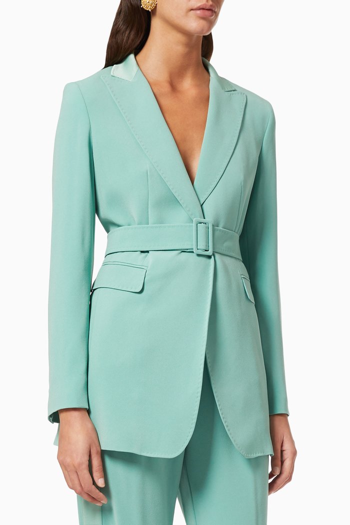 

Tronto Blazer in Crepe, Green