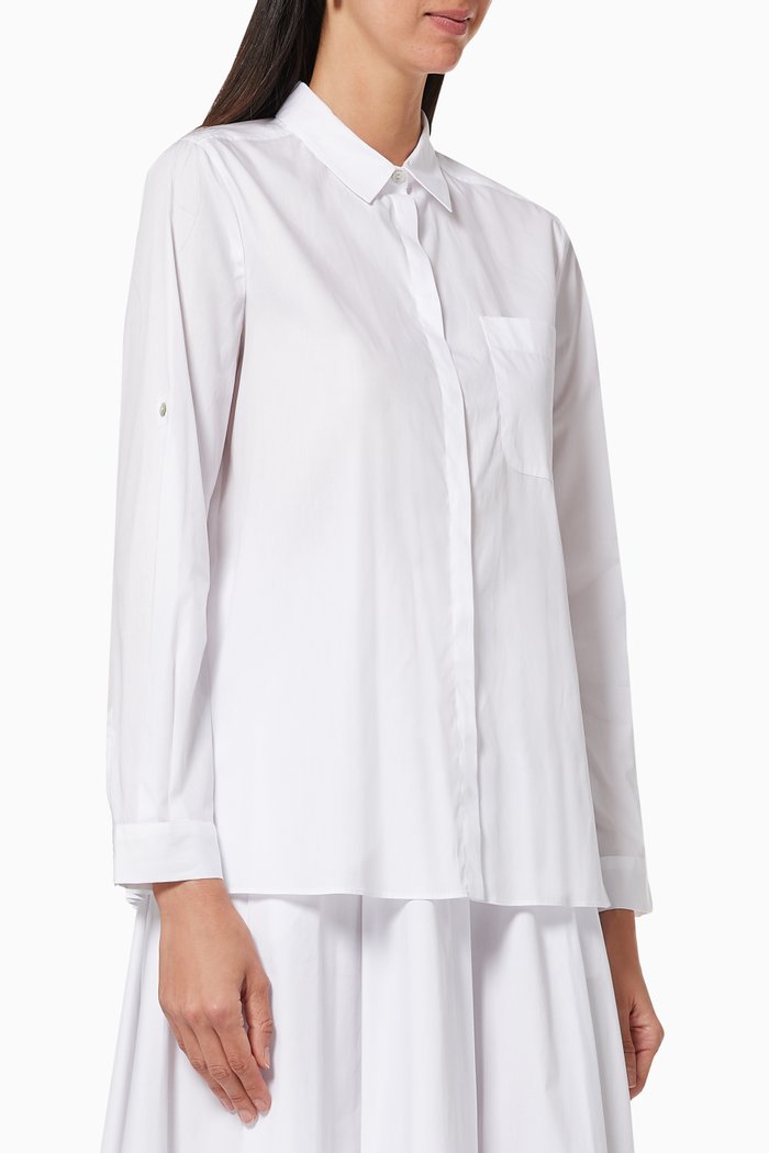

Genere Stripe Shirt in Cotton, White